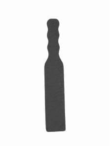 black leather paddle