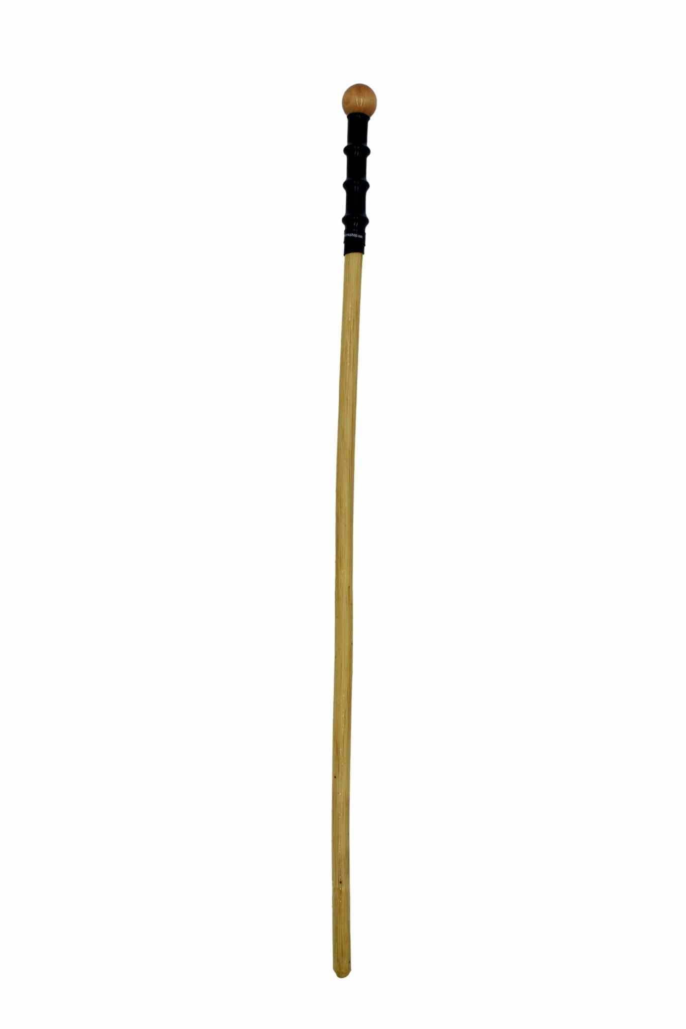 1/2 Inch Rattan Cane with Bead Handle 4 1/2 Inch Rattan Cane with Bead Handle - Image 2