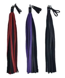 Chap Hide Floggers With Finger Loops