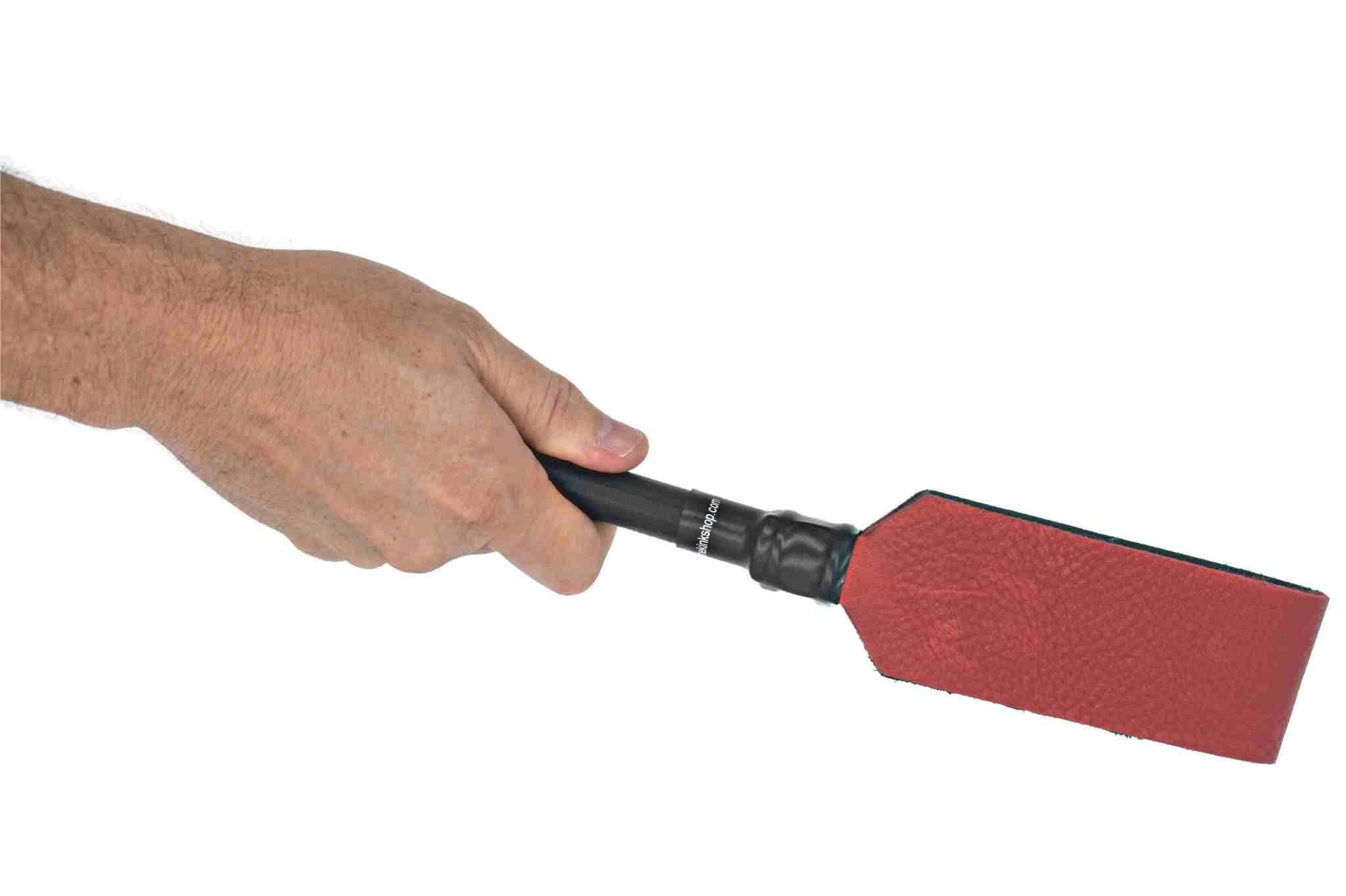 Short Bull Hide Crop Paddle-Multiple Colors 16 Short Bull Hide Crop Paddle-Multiple Colors - Image 14