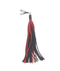 Bull Hide Floggers: 1/4" Inch Falls With Finger Loops (choice of 3 colors)