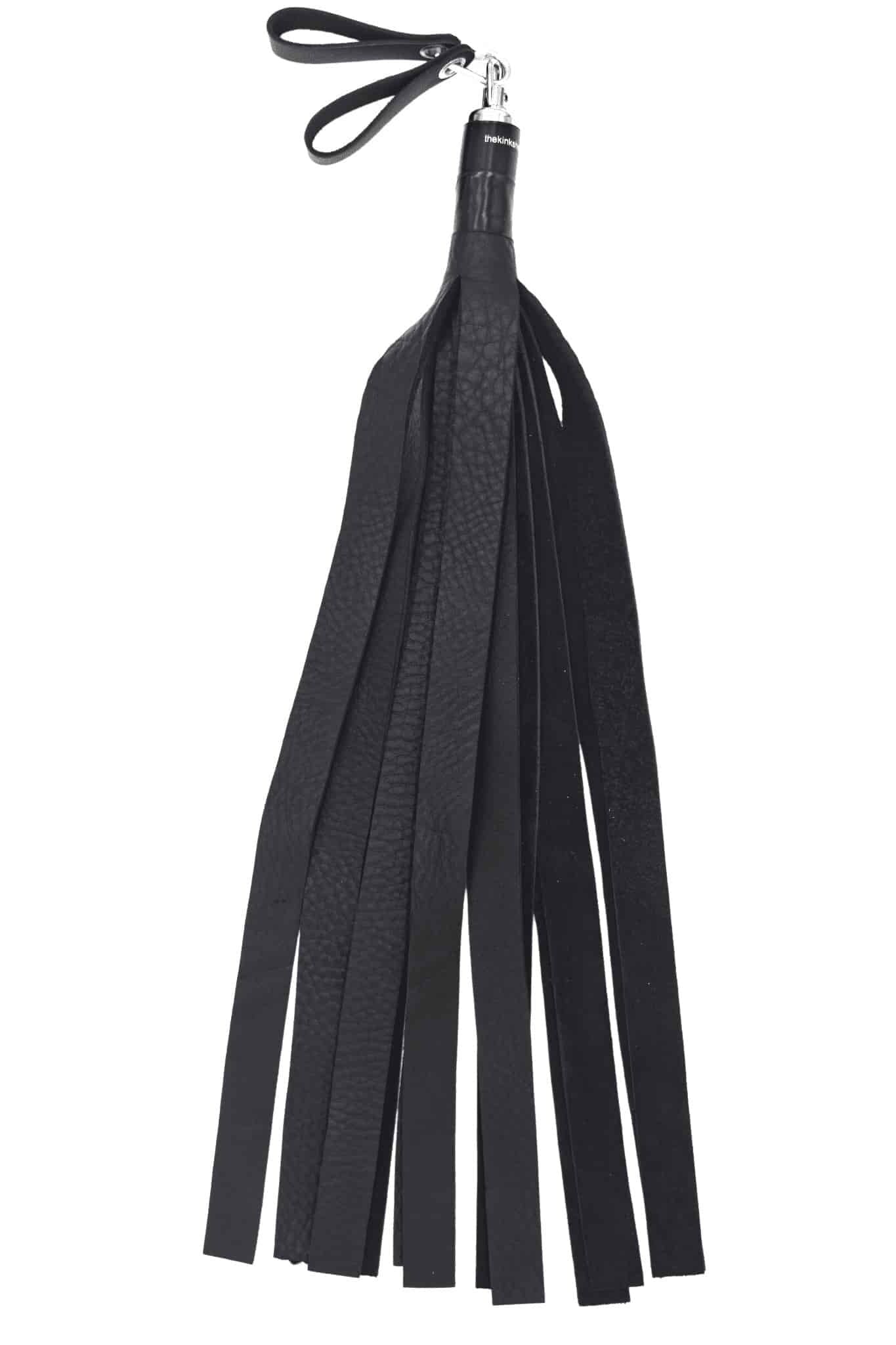 Bull Hide Floggers: 1" Falls With Finger Loops (choice of 3 colors) 5 Bull Hide Floggers: 1" Falls With Finger Loops (choice of 3 colors) - Image 3