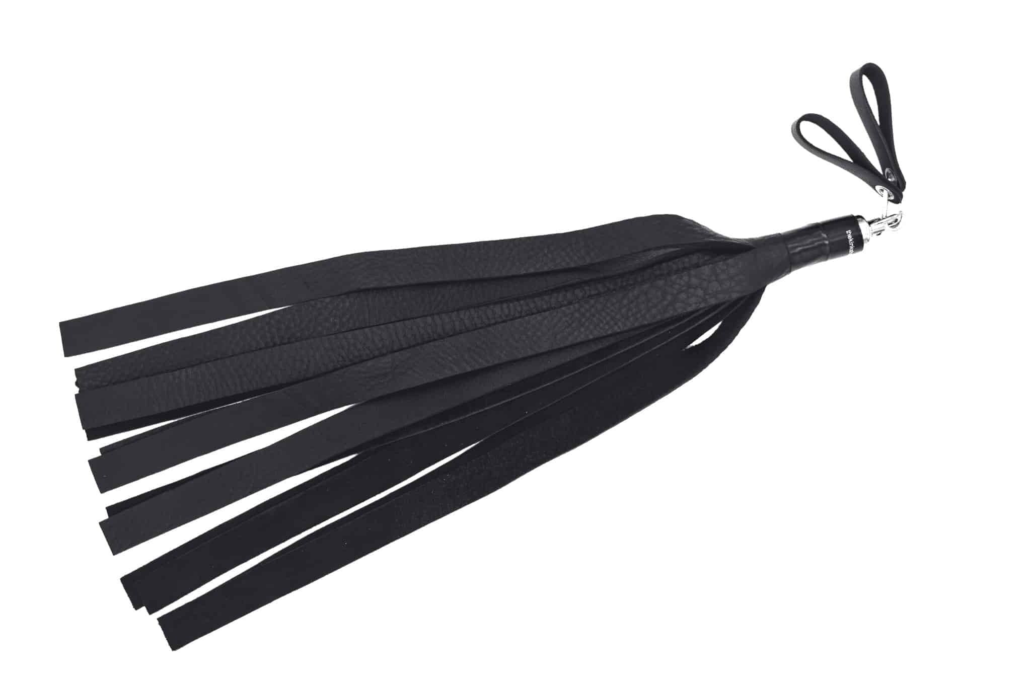 Bull Hide Floggers: 1" Falls With Finger Loops (choice of 3 colors) 7 Bull Hide Floggers: 1" Falls With Finger Loops (choice of 3 colors) - Image 5