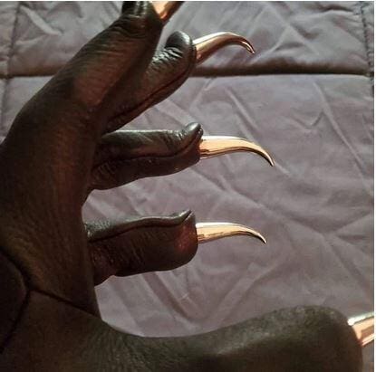 Wolfman Claw Gloves, Fit Guaranteed, Leather and Stainless Steel Claws 6 Wolfman Claw Gloves, Fit Guaranteed, Leather and Stainless Steel Claws - Image 4