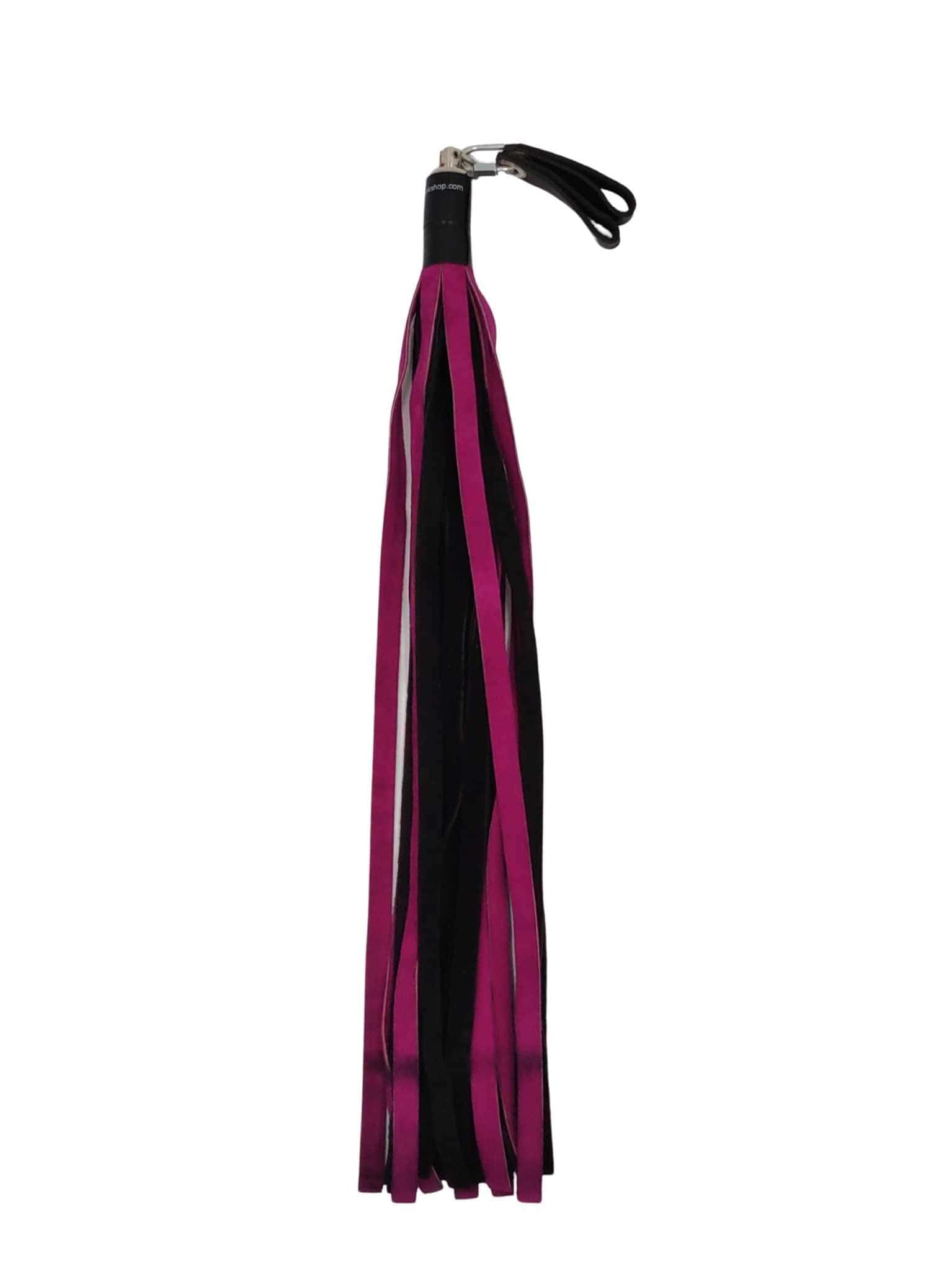 Suede Leather Floggers, w/Fingerloops (Available in 6 silky colors) 10 Suede Leather Floggers, w/Fingerloops (Available in 6 silky colors) - Image 9
