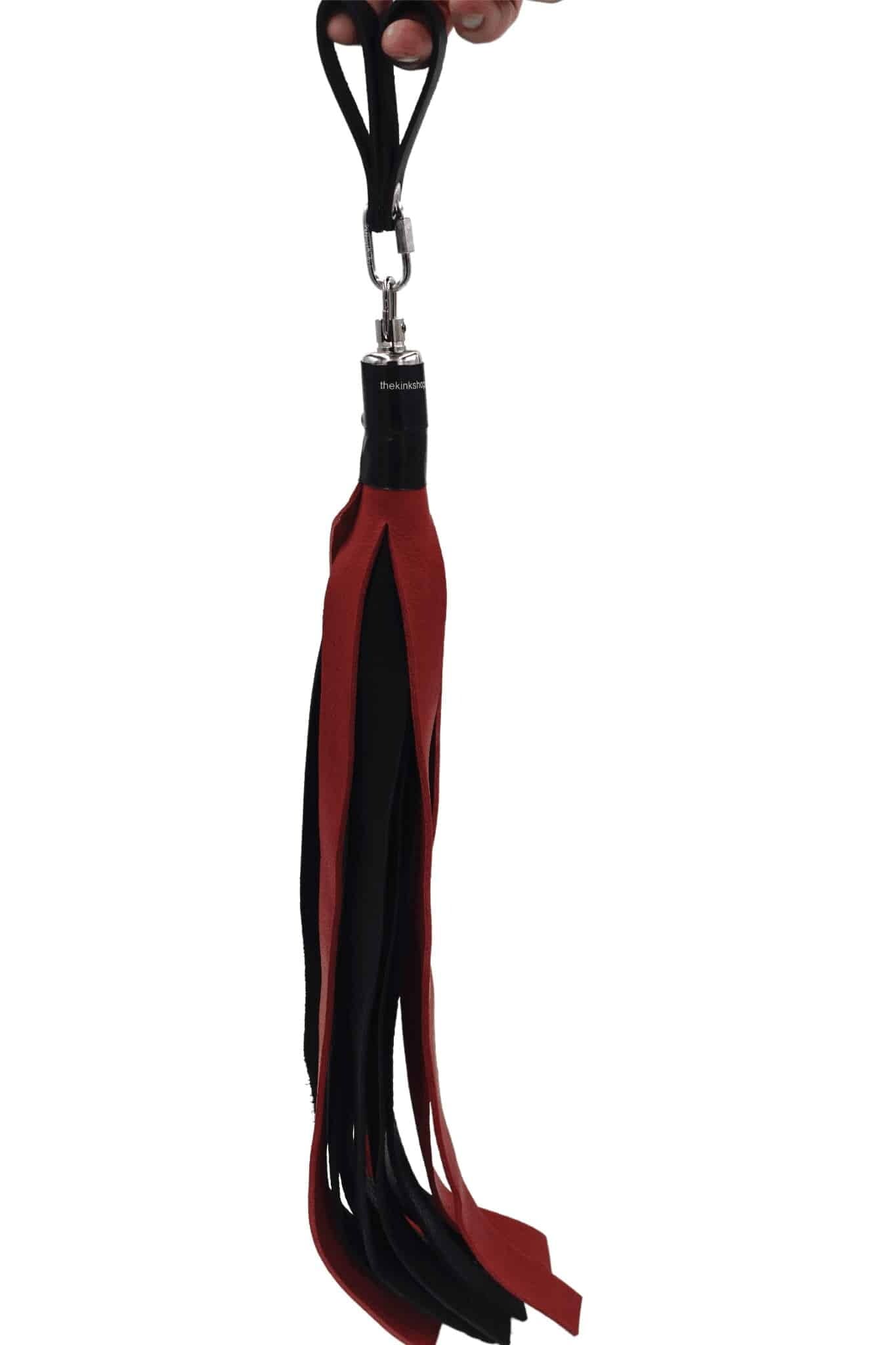 Bull Hide Floggers: 1" Falls With Finger Loops (choice of 3 colors) 10 Bull Hide Floggers: 1" Falls With Finger Loops (choice of 3 colors) - Image 8
