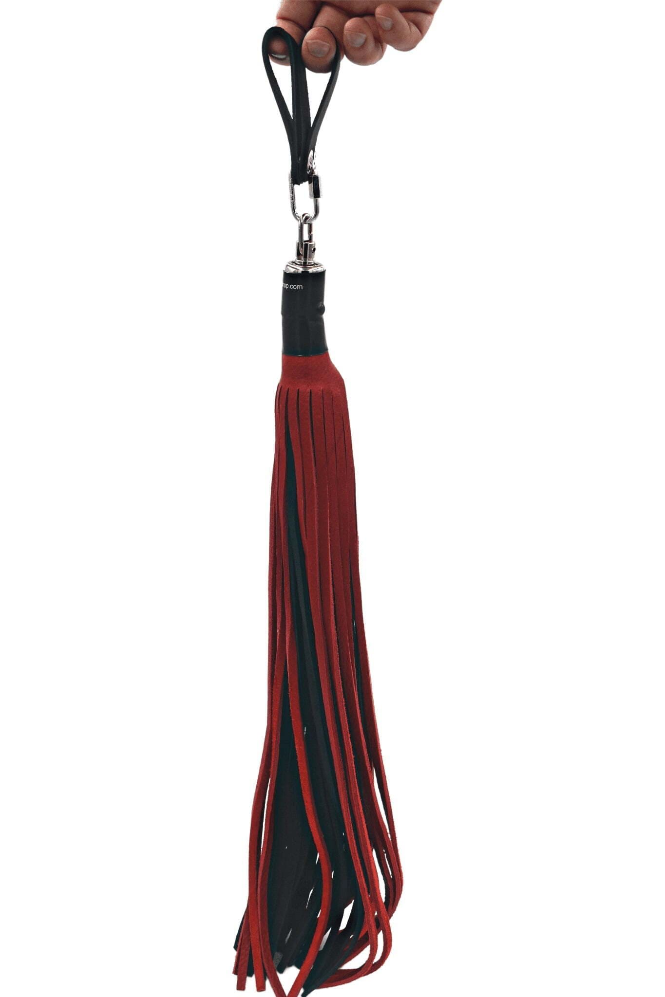Bull Hide Floggers: 1/4" Inch Falls With Finger Loops (choice of 3 colors) 4 Bull Hide Floggers: 1/4" Inch Falls With Finger Loops (choice of 3 colors) - Image 2