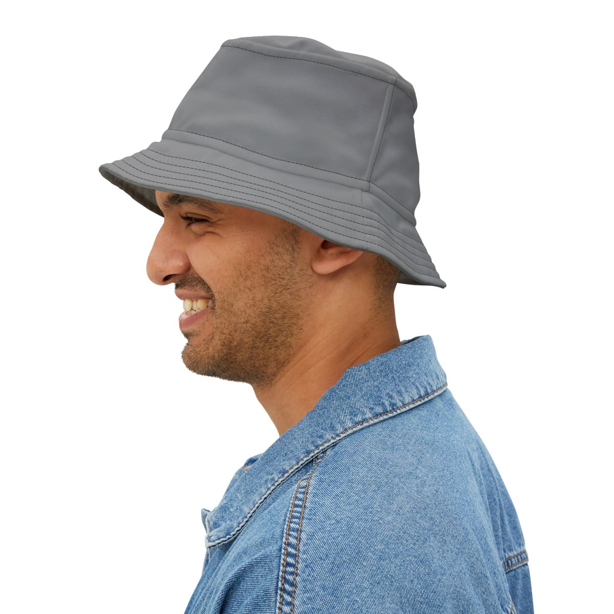 Bucket Hat (AOP) - Grey 10 Bucket Hat (AOP) - Grey - Image 8