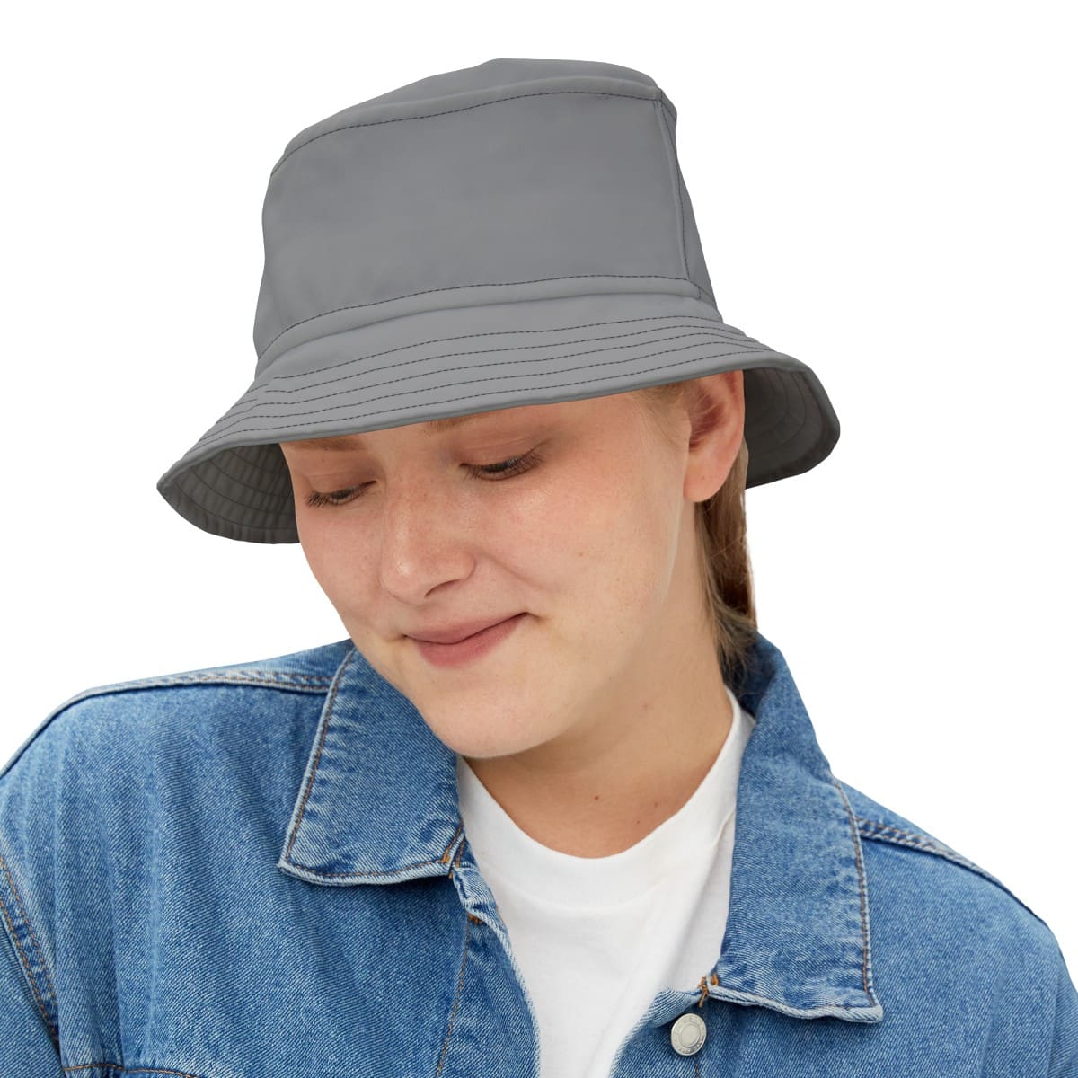 Bucket Hat (AOP) - Grey 11 Bucket Hat (AOP) - Grey - Image 9