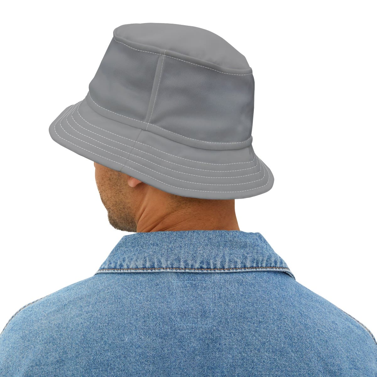 Bucket Hat (AOP) - Grey 20 Bucket Hat (AOP) - Grey - Image 18